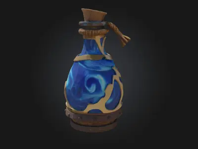 Mystic Elixir  Potion of Secrets and Sorcery 3D model