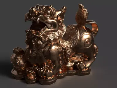 Chinese Zodiac Beast Figure  3D model