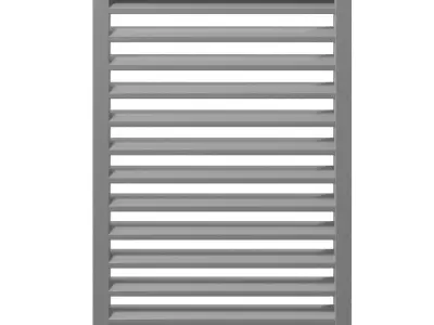 louver window persiana blind low poly Low-poly 3D model