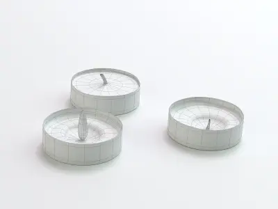 Candle candles - candles Free 3D model