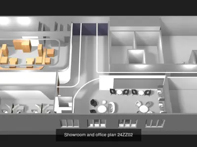 Interior plan 3D Model Pack