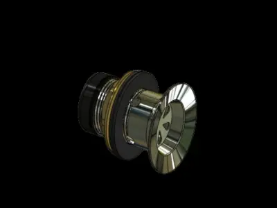 Water Tap Basin Waist 3D model