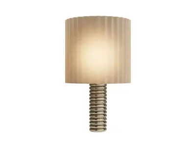 Modern Spring Table Lamp Low-poly 3D model