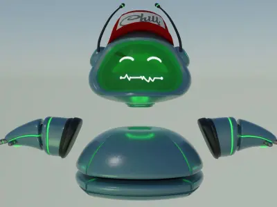 Assistant Droid 3D model