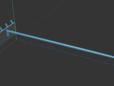 4 Prong Peghook Free 3D model