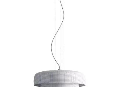 Medieval Nordic Creative Glass Pendant Hanging Lights Low-poly 3D model