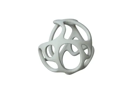 SciFi Cube Object No 34141 Low Poly Shape Texture