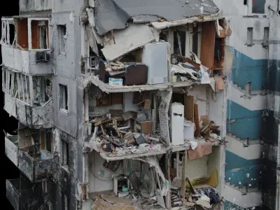 SCANS from Ukraine Buildings set 1 3D model