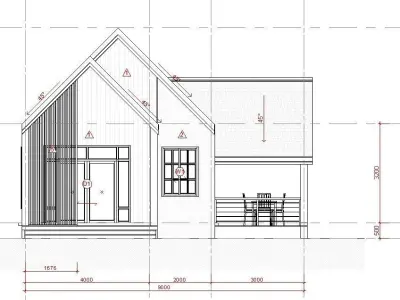 Nordic House BIM Model 3D model Vol2 3D model