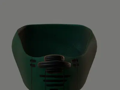 Gas mask helmet 3d model scifi Low-poly  Low-poly 3D model