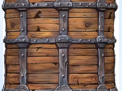 Stylized Wood Seamless Texture Texture