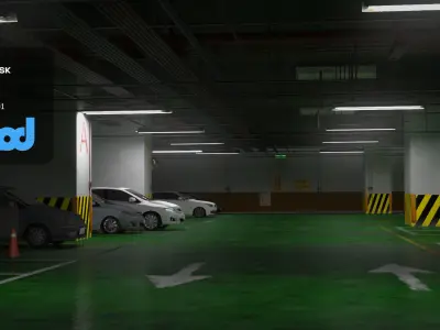 Tw Parking Garage 3D model