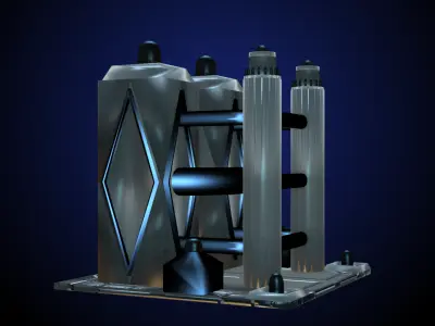 Sci-Fi Structure II 3D model