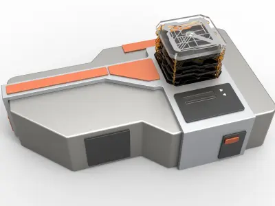 Enhancement module from Star Trek The Next Generation 3D print model