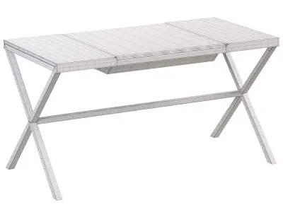 Stylo Wood table by porada 3D model