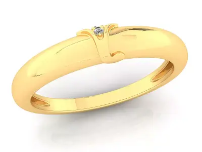 Fancy ring 3D print model