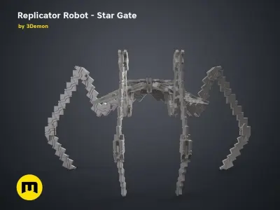 Replicator Robot - Star Gate 3D print model