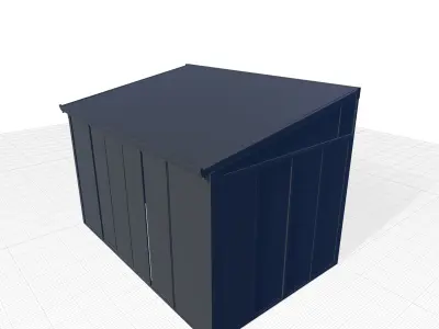 San Remo Plastic Gazebo 3D model