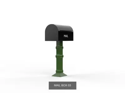 MAIL BOX COLLECTION 3D Model Pack