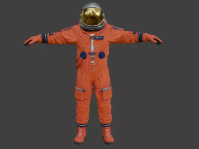 Astronaut Spacesuit Cinematic Detail 4K PBR Textures 3D model