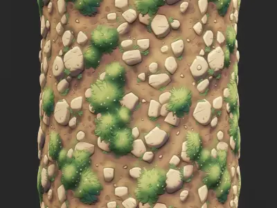 Stylized Ground Seamless Texture Texture 24