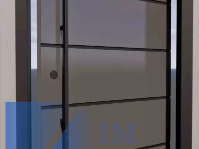 Revit door family  full parametric 3D model