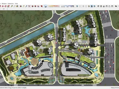Sketchup Shopping Center D10 3D model
