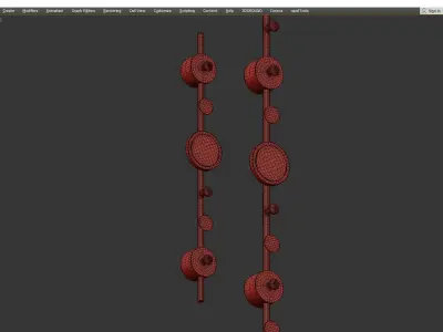 LIDDA SCONCE Low-poly 3D model