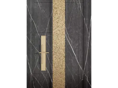  Interior door 28 Low-poly 3D model