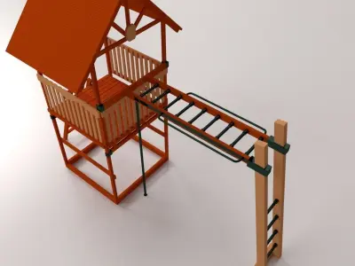 Monkey Bars 3D model