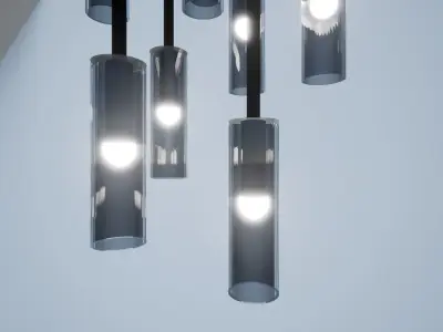 Pendant Chandelier 3D model