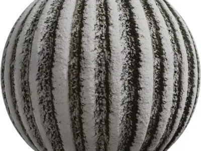 Snowy Plowed Field Rows  Texture