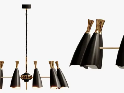 CHANDELIER DELIGHTFULL DUKE CHANDELIER 3D model