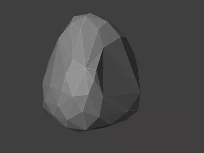 Low Poly Rock 9 Free 3D model