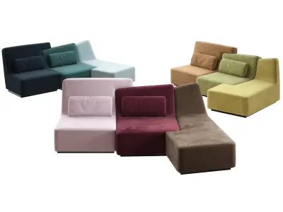 Confluences 2 3 Seater Sofa 3D model