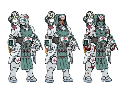 Daughter of  War - Medician 3D print model