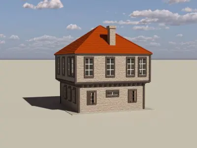 ottoman house 3D model