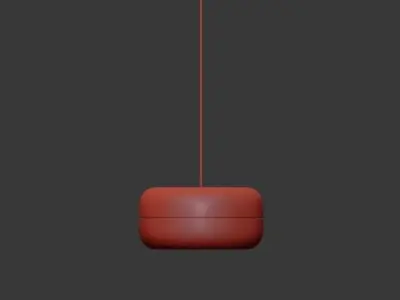 Delta pendant lamp 3D model