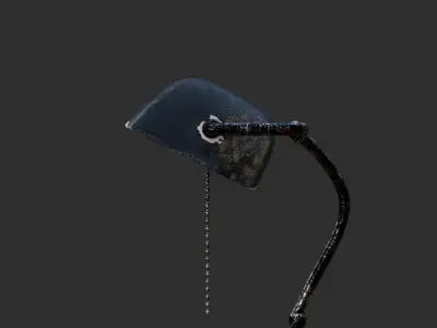 light fixture Lamp Vintage Low-poly 3D model