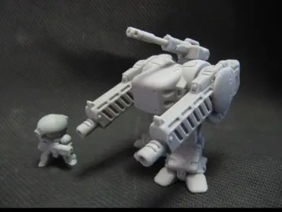 CHIBI-TECH SD - M66-VII GUNPOD     3D print model