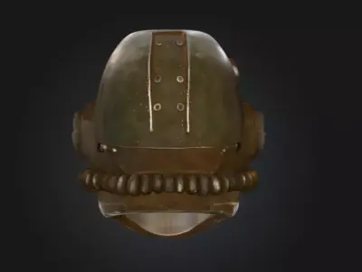 Power Armor Sentinel Low-poly 3D model