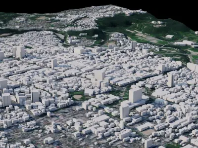 Sendai - Japan 3D model