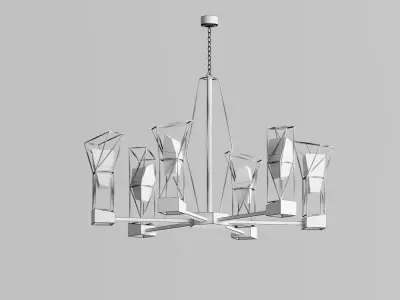 Pendant chandelier PROGETTO 3D model