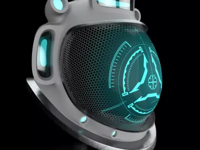 Helmet Astronaut 3D model