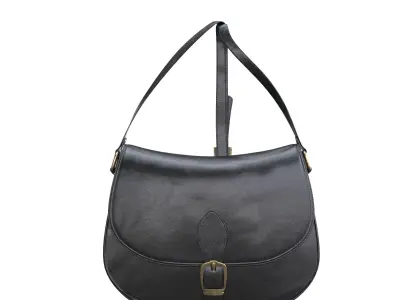 Handbag-MILANO leather shoulder bag Low-poly 3D model