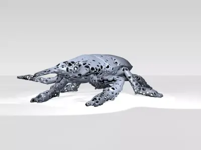 Stagbeetle Voronoi 3D model
