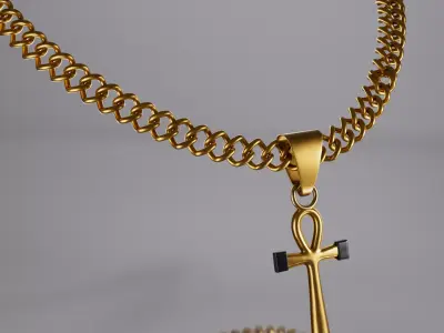 Pendant Ankh Ankn Necklace  3D print model