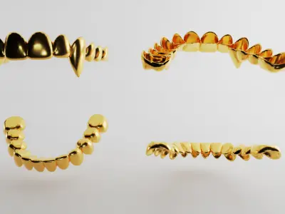 Grillz teeth  3D model