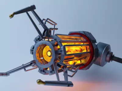 Gravity Gun 3D print model