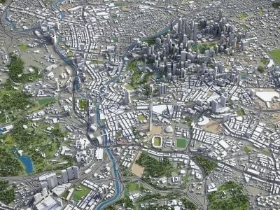 Kuala Lumpur 3D Model Pack